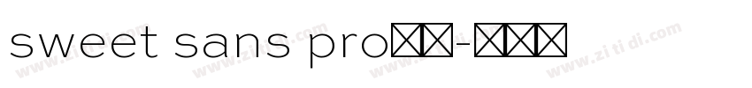sweet sans pro字体字体转换